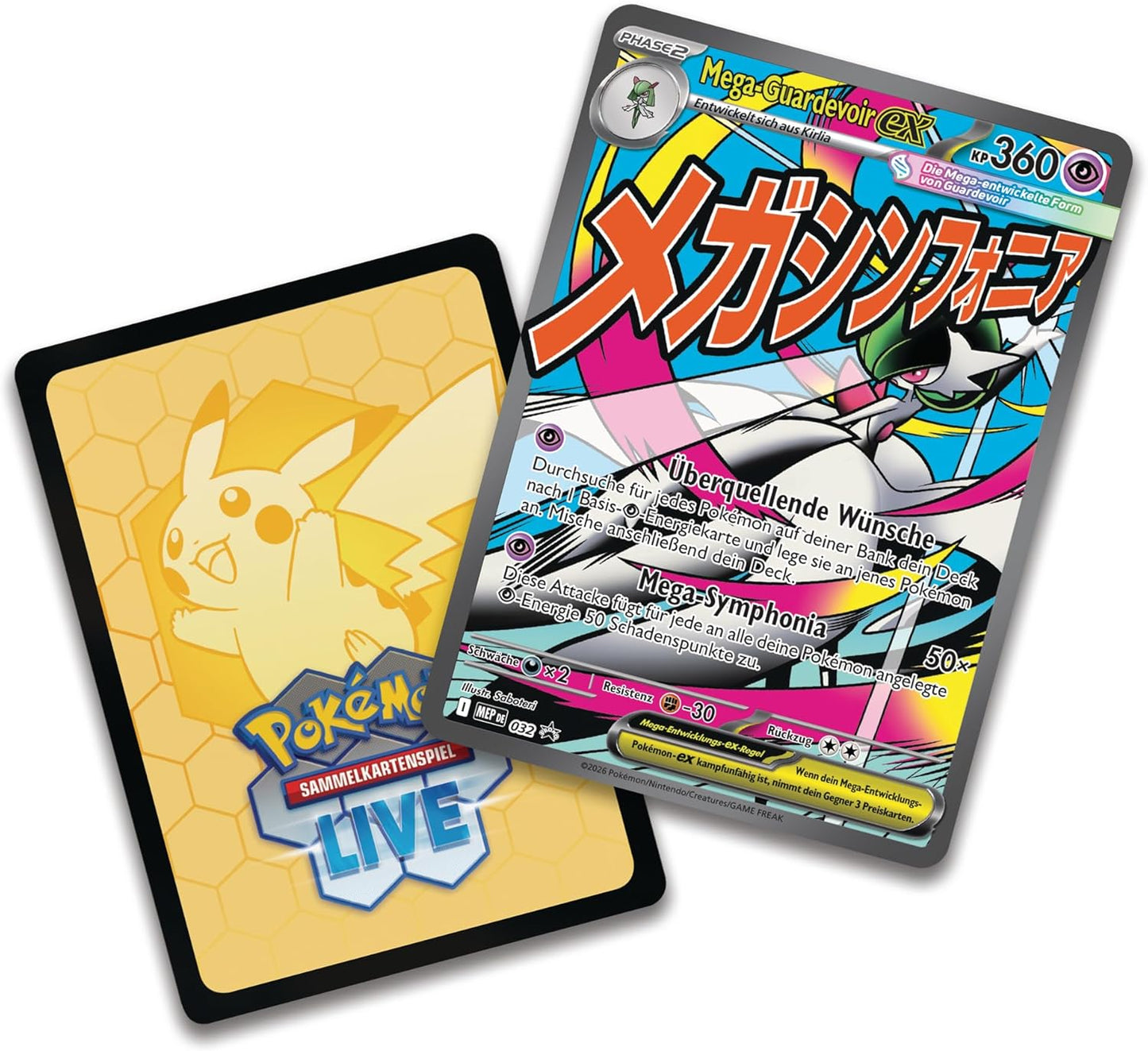 Pokémon Erhabene Helden Premium-Poster-Kollektion Mega Guardevoir Promokarte (Deutsch)