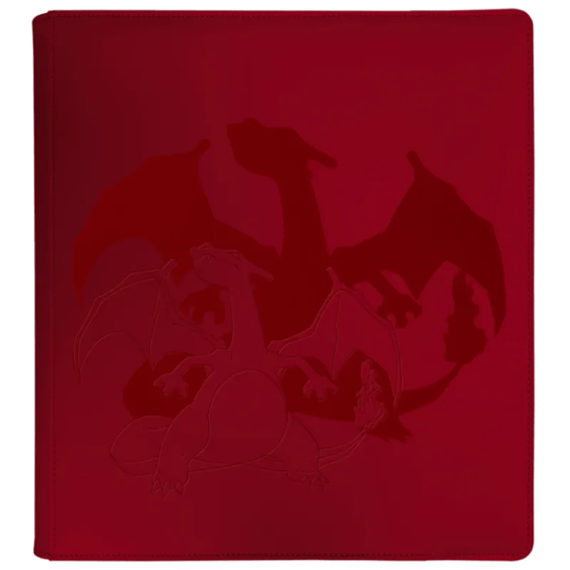 Ultra Pro Pokémon Charizard 12-Pocket Zippered Pro Binder – Frontansicht