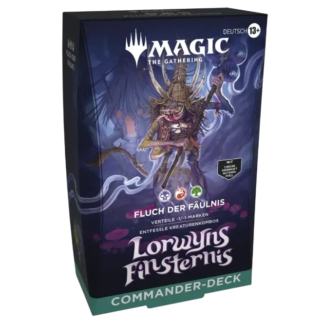 Magic: The Gathering Lorwyns Finsternis Commander-Deck Fluch der Fäulnis (Deutsch) Produktbild