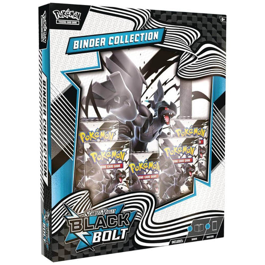 Vorderseite der Pokémon Black Bolt Binder Collection Box (EN)