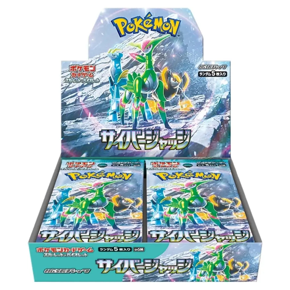 Pokémon Cyber Judge Booster Display SV5M mit Eisenblatt-ex und japanischen Boosterpacks (Japanisch)
