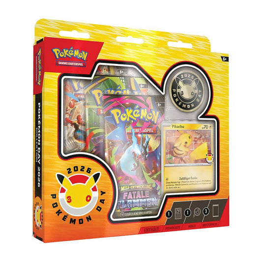 Pokémon Pokémon Day 2026 Kollektion mit Pikachu Promokarte und Boosterpacks (Deutsch)