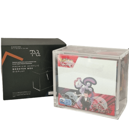 Pokémon Acryl Case Schutzbox von The Acrylic Box – mit Verpackung