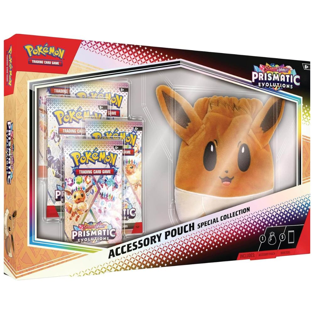 Vorderseite der Pokémon Accessory Pouch Collection mit Eevee (EN)