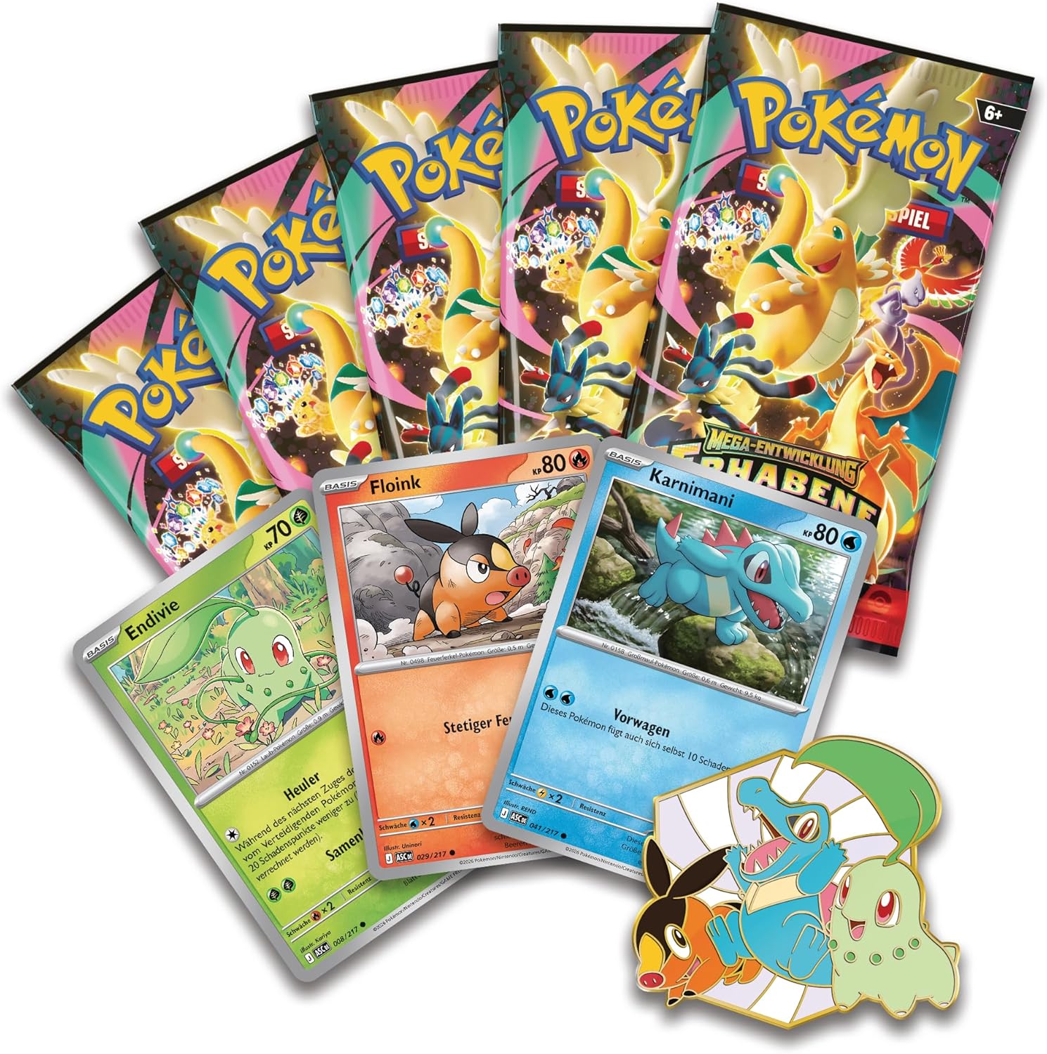 Pokémon Erhabene Helden Deluxe-Pin-Kollektion Inhalt mit Promokarten und Pin (Deutsch)