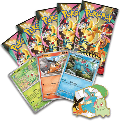 Pokémon Erhabene Helden Deluxe-Pin-Kollektion Inhalt mit Promokarten und Pin (Deutsch)