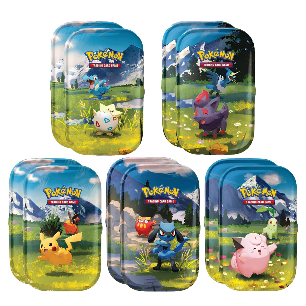 Pokémon Mega-Entwicklung Erhabene Helden Mini Tin verschiedene Designs Sammlung (Deutsch)