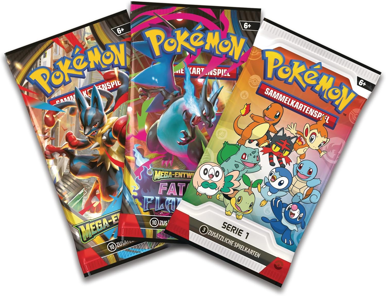 Pokémon Erste Partner Boosterpacks Serie 1 mit Starter Pokémon Karten (Deutsch)