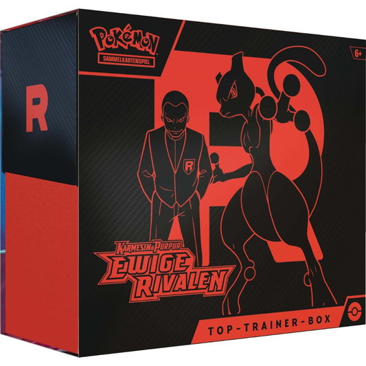 Pokémon Elite Trainer Box Ewige Rivalen (DE) – Team Rocket Design mit Mewtu und Giovanni