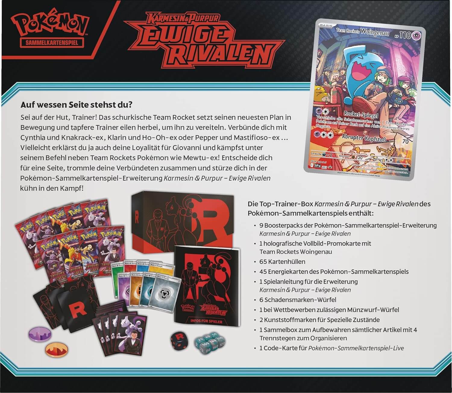 Produktbeschreibung zur Pokémon ETB Ewige Rivalen – Highlights & Promokarte im Überblick