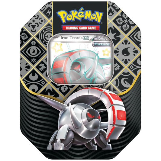 Pokémon Tin Box mit Iron Treads ex – Paldean Fates EN