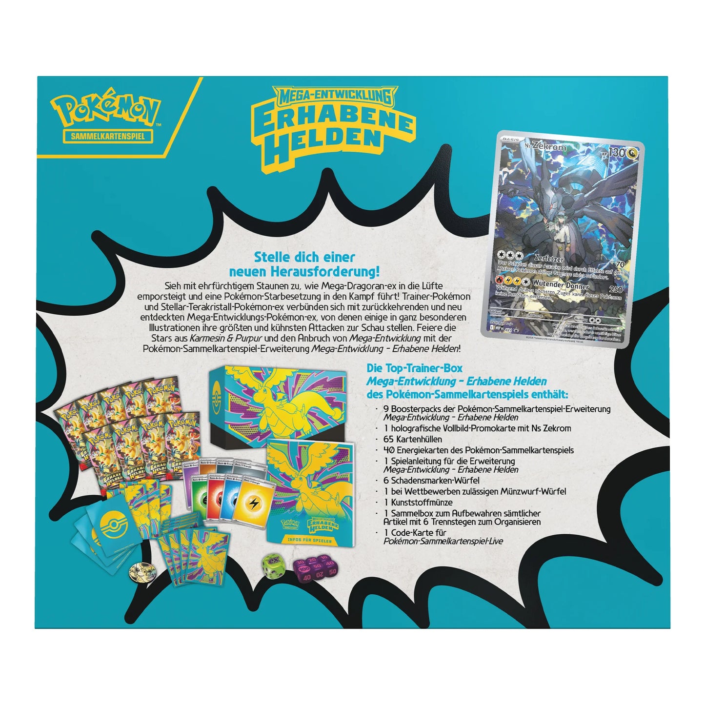 Pokémon Erhabene Helden Top-Trainer-Box (Deutsch)