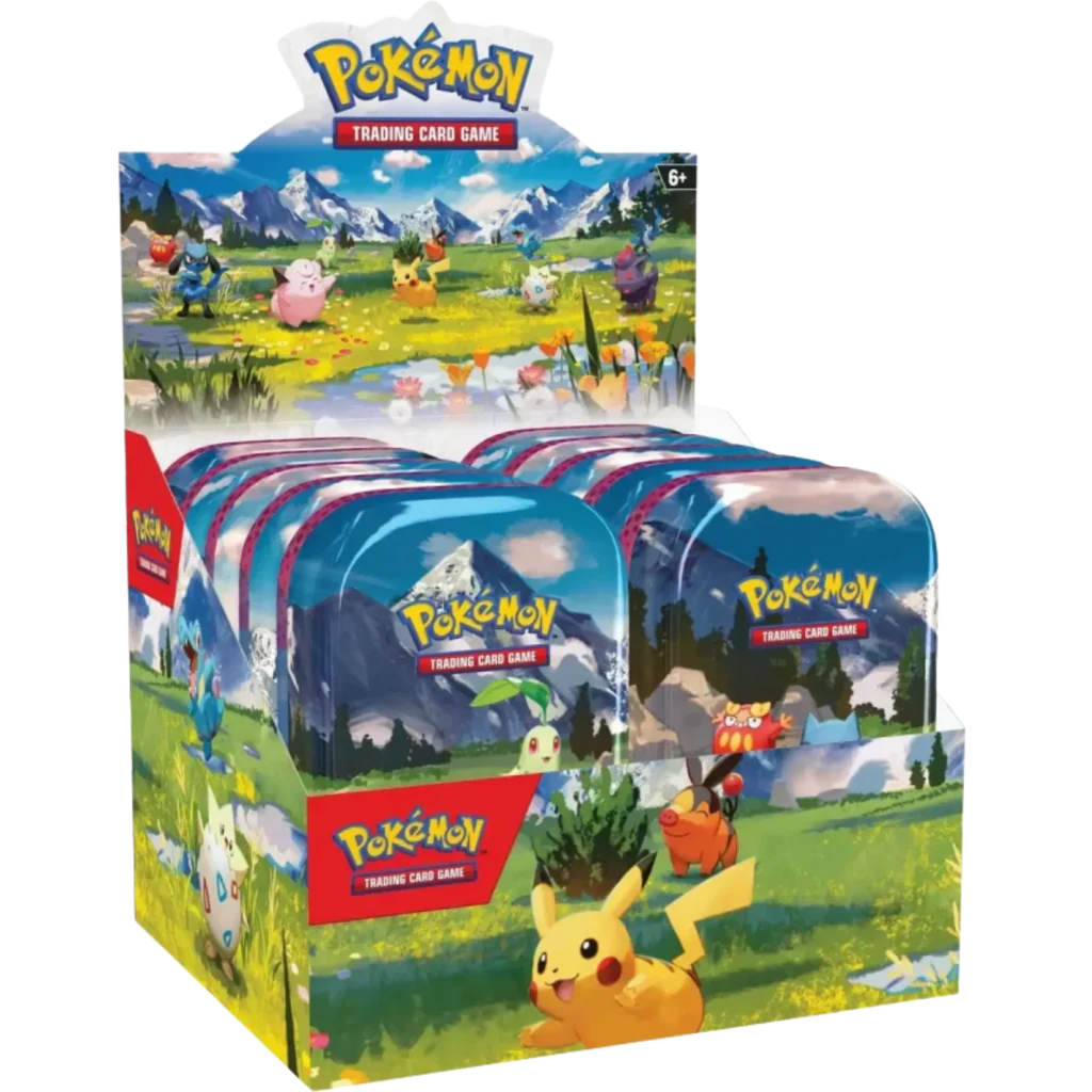 Pokémon Mega-Entwicklung Erhabene Helden Mini Tin Display mit mehreren Tins (Deutsch)