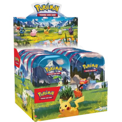 Pokémon Mega-Entwicklung Erhabene Helden Mini Tin Display mit mehreren Tins (Deutsch)