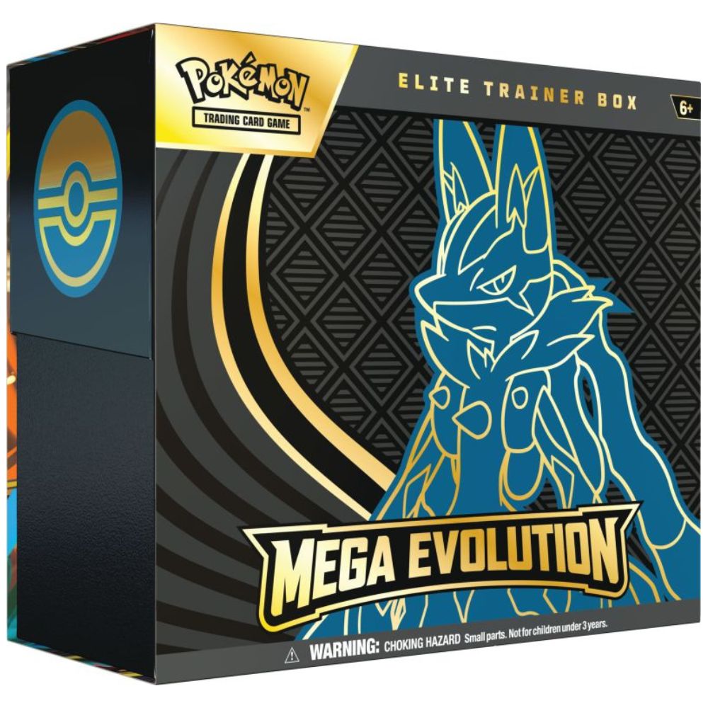 Pokémon Mega Evolution Elite Trainer Box Mega Lucario (Englisch) mit Artwork-Design