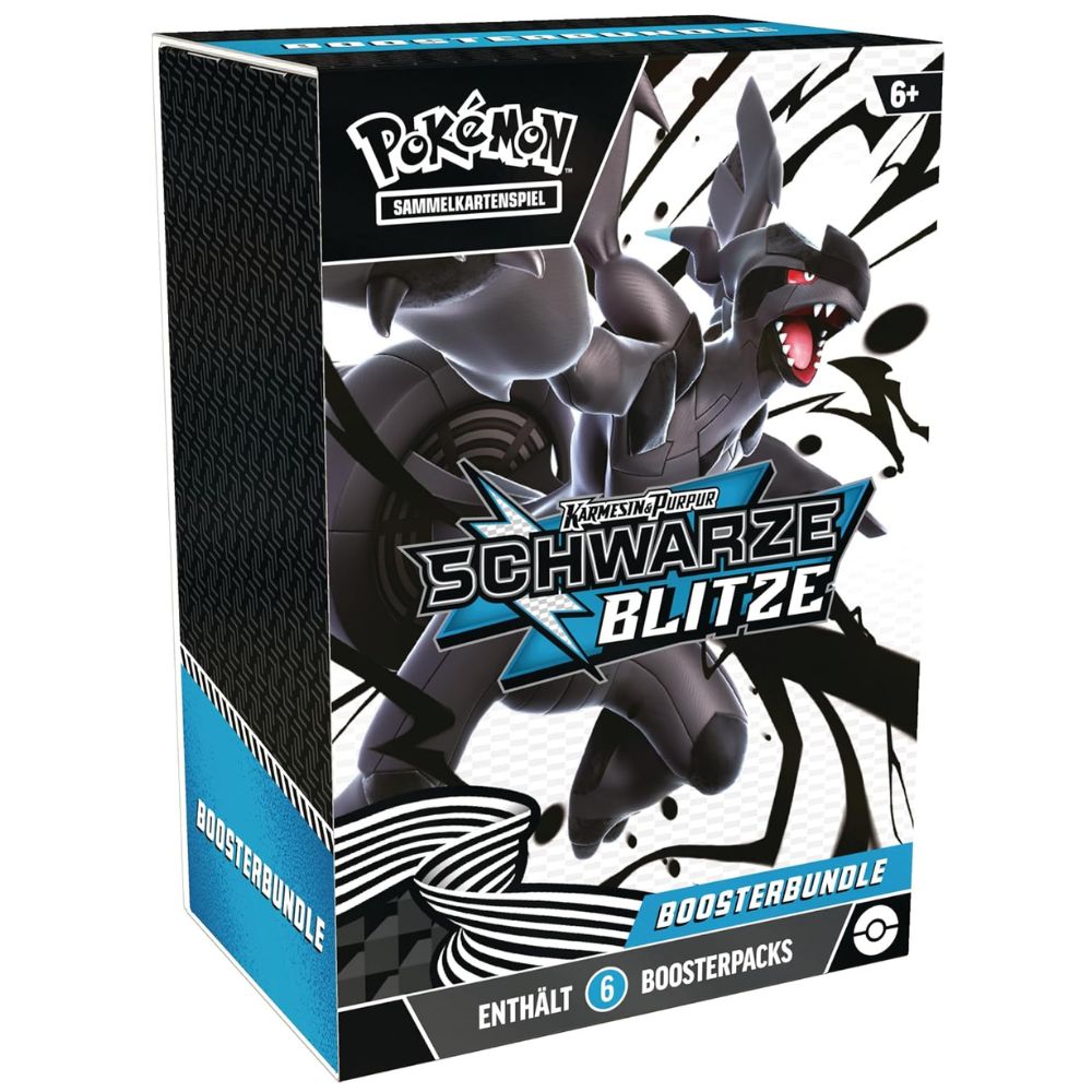 Pokémon Schwarze Blitze Booster Bundle mit Zekrom-Design (Deutsch)