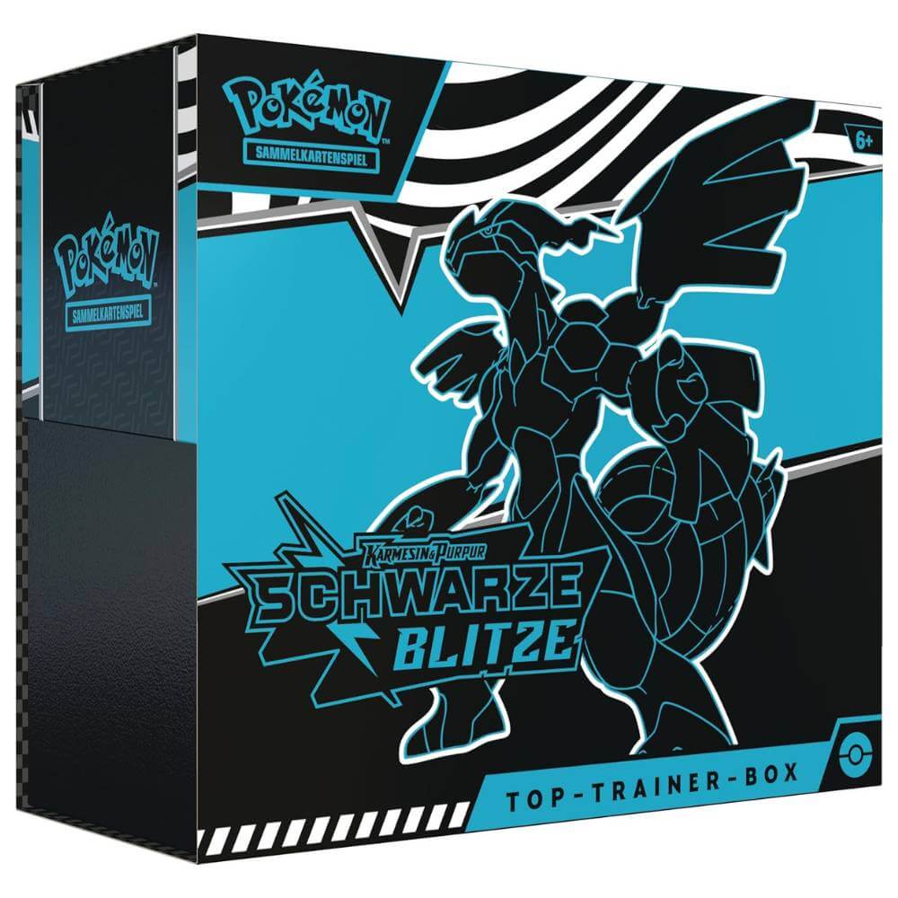Pokémon Schwarze Blitze Top-Trainer-Box mit Zekrom-Design (Deutsch)