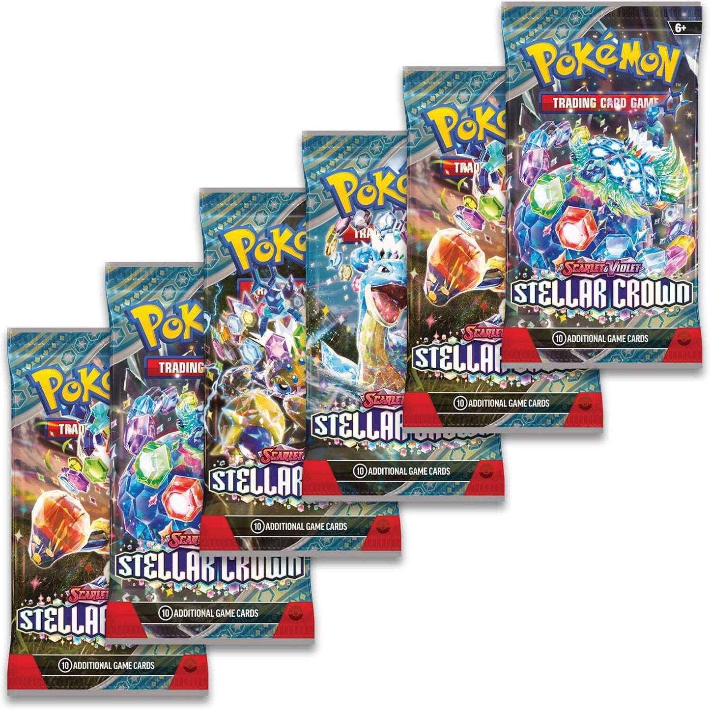 Boosterpack-Motive des Pokémon Stellar Crown Bundles (EN)
