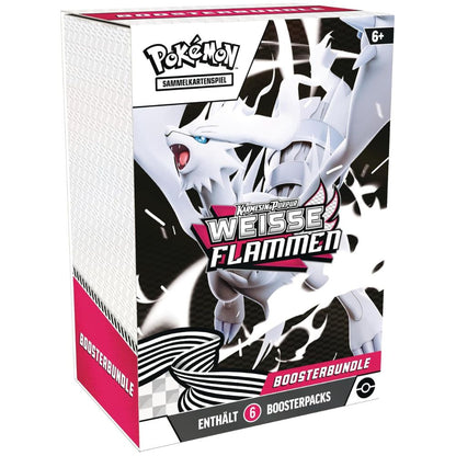 Pokémon Karmesin & Purpur – Weisse Flammen Boosterbundle Boxansicht (Deutsch)