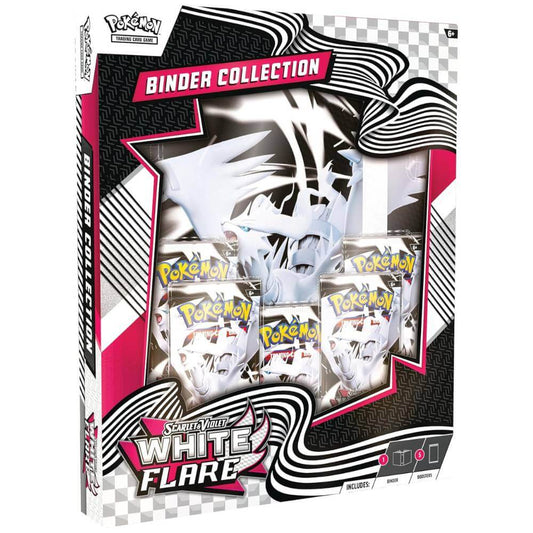 Vorderseite der Pokémon White Flare Binder Collection Box (EN