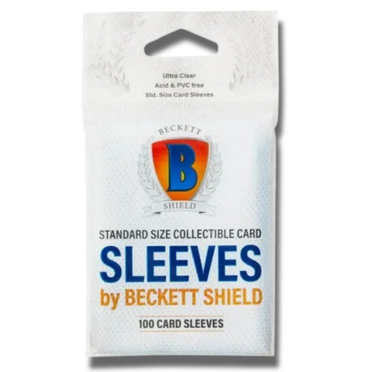 Kartenhüllen von Beckett Shield im Standardformat – 100 transparente Sleeves für Sammelkarten