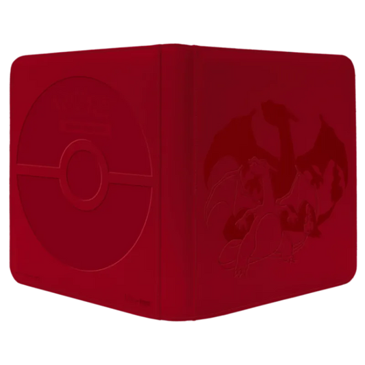 Ultra Pro Pokémon Charizard 12-Pocket Zippered Pro Binder – Rückseite mit Glurak-Design