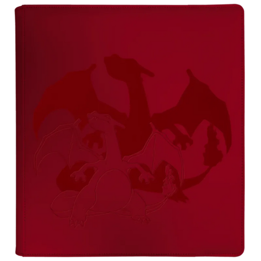 Ultra Pro Pokémon Charizard 12-Pocket Zippered Pro Binder – Frontansicht